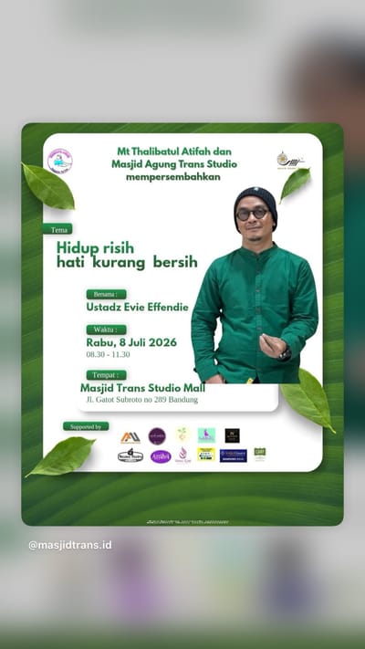 Hidup risih hati kurang bersih