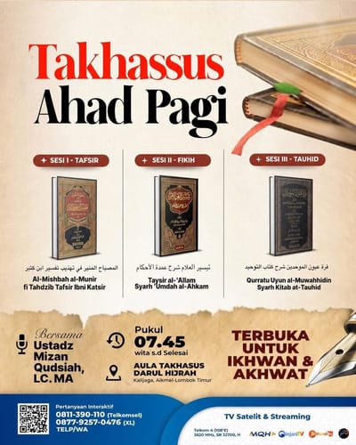 Takhassus (Sesi Tafsir, Fikih, Tauhid)