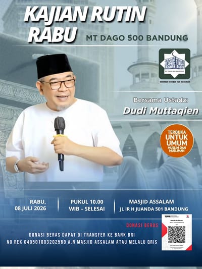 Kajian Rutin Rabu MT Dago 500 Bandung