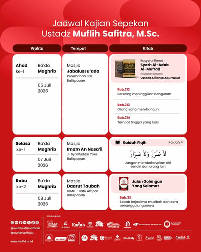 Sebab terjadinya musibah dan cara penanggulangannya (Manhaj Al-Firqah An-Najiyah)