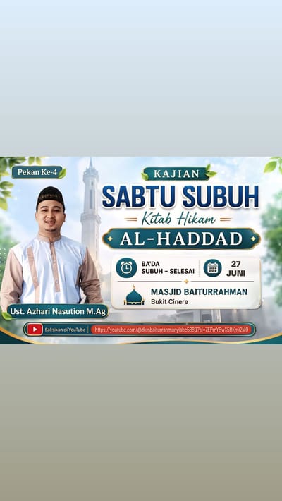 Kajian Kitab Hikam Al-Haddad