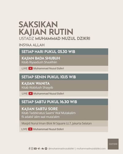 Kajian Rutin Kitab Riyaadush Shaalihiin