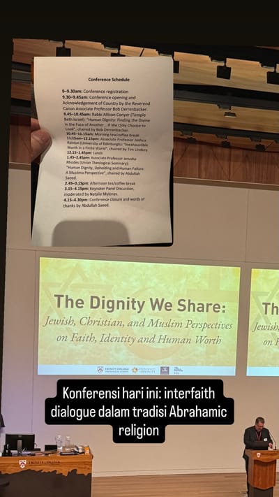 The Dignity We Share: Jewish, Christian, and Muslim Perspectives on Faith, Identity and Human Worth