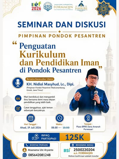 SEMINAR & DISKUSI PIMPINAN PONDOK PESANTREN: Penguatan Kurikulum dan Pendidikan Iman di Pondok Pesantren
