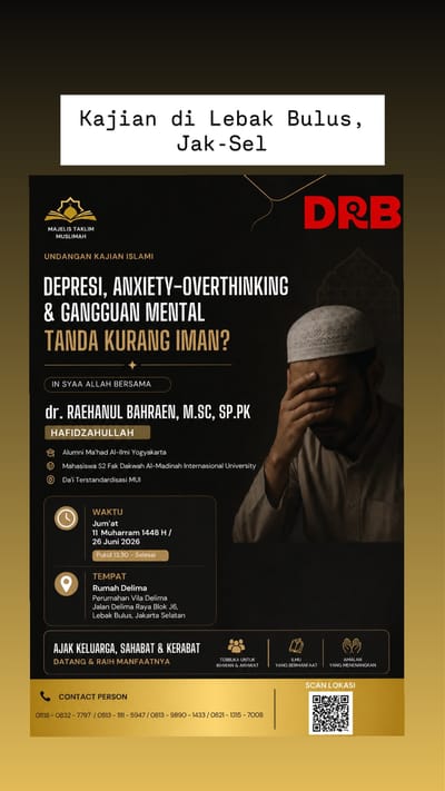 Depresi, Anxiety-Overthinking Gangguan Mental Tanda Kurang Iman?