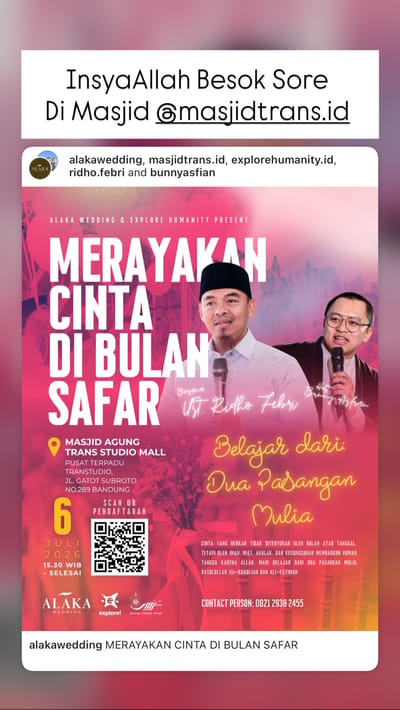 Merayakan Cinta di Bulan Safar