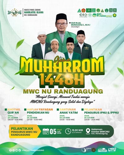 Pelantikan Pengurus MWC NU Randuagung