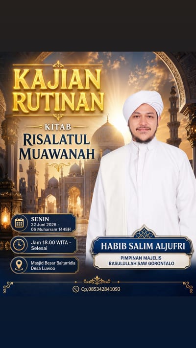 Kajian Rutinan Kitab Risalatul Muawanah
