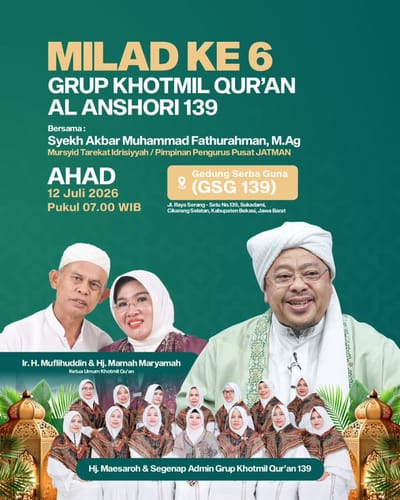 Kajian Tasawuf Milad Grup Khotmil Qur'an Al-Anshori 139