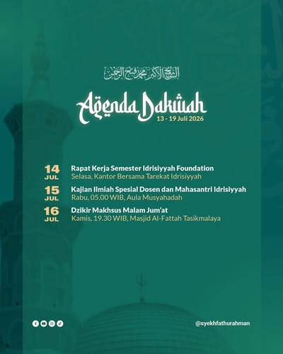 Kajian Ilmiah Spesial Dosen dan Mahasantri Idrisiyyah