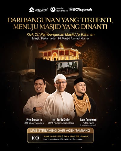 Kick Off Pembangunan Masjid Ar Rahman