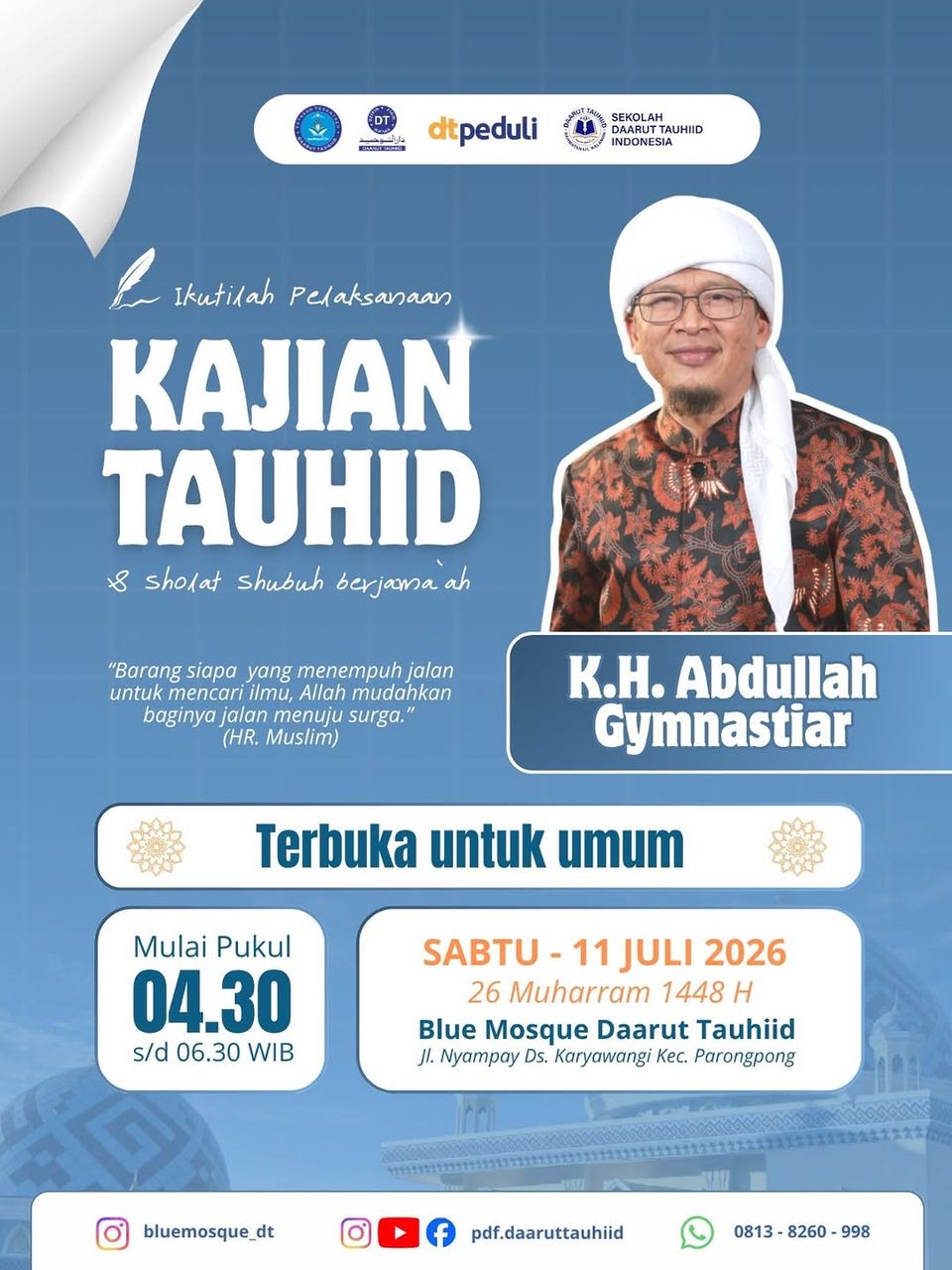 Kajian Tauhid & Sholat Subuh Berjamaah