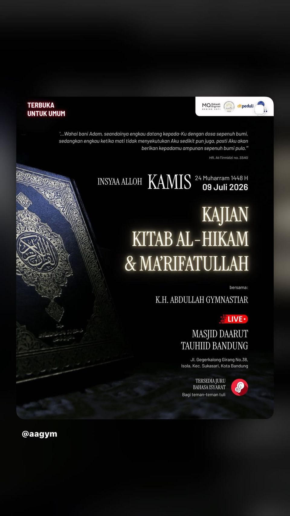 Kajian Kitab Al-Hikam & Ma'rifatullah