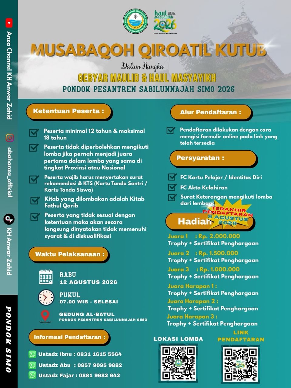 Gebyar Maulid Haul Masyayikh Pondok Pesantren Sabilunnajah Simo
