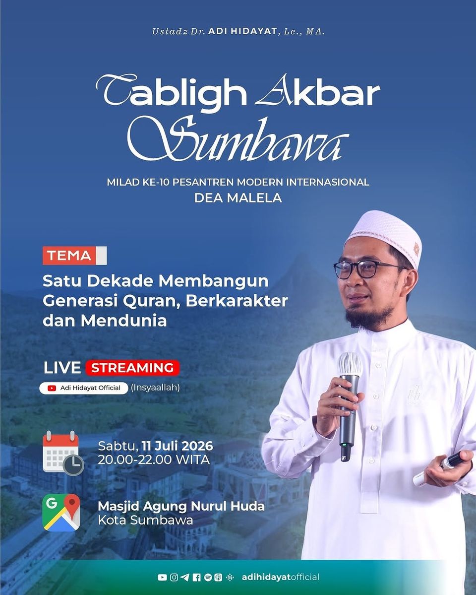 Tabligh Akbar Milad ke-10 Pesantren Modern Internasional Dea Malela