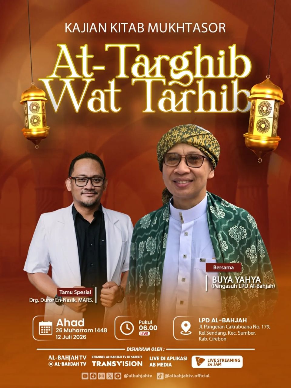 Kajian Kitab Mukhtashor At-Targhib wat Tarhib