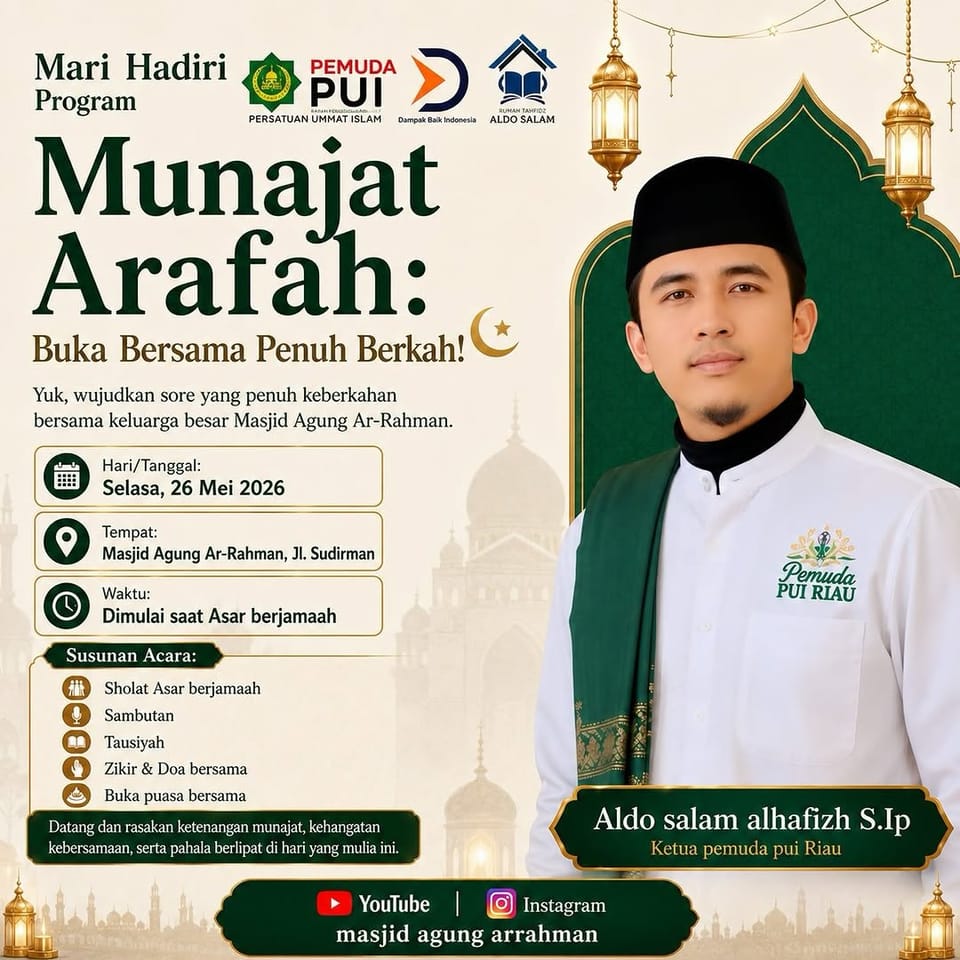 Program Munajat Arafah: Buka Bersama Penuh Berkah