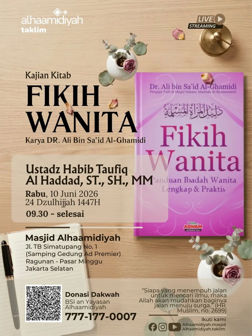 Kajian Kitab Fikih Wanita