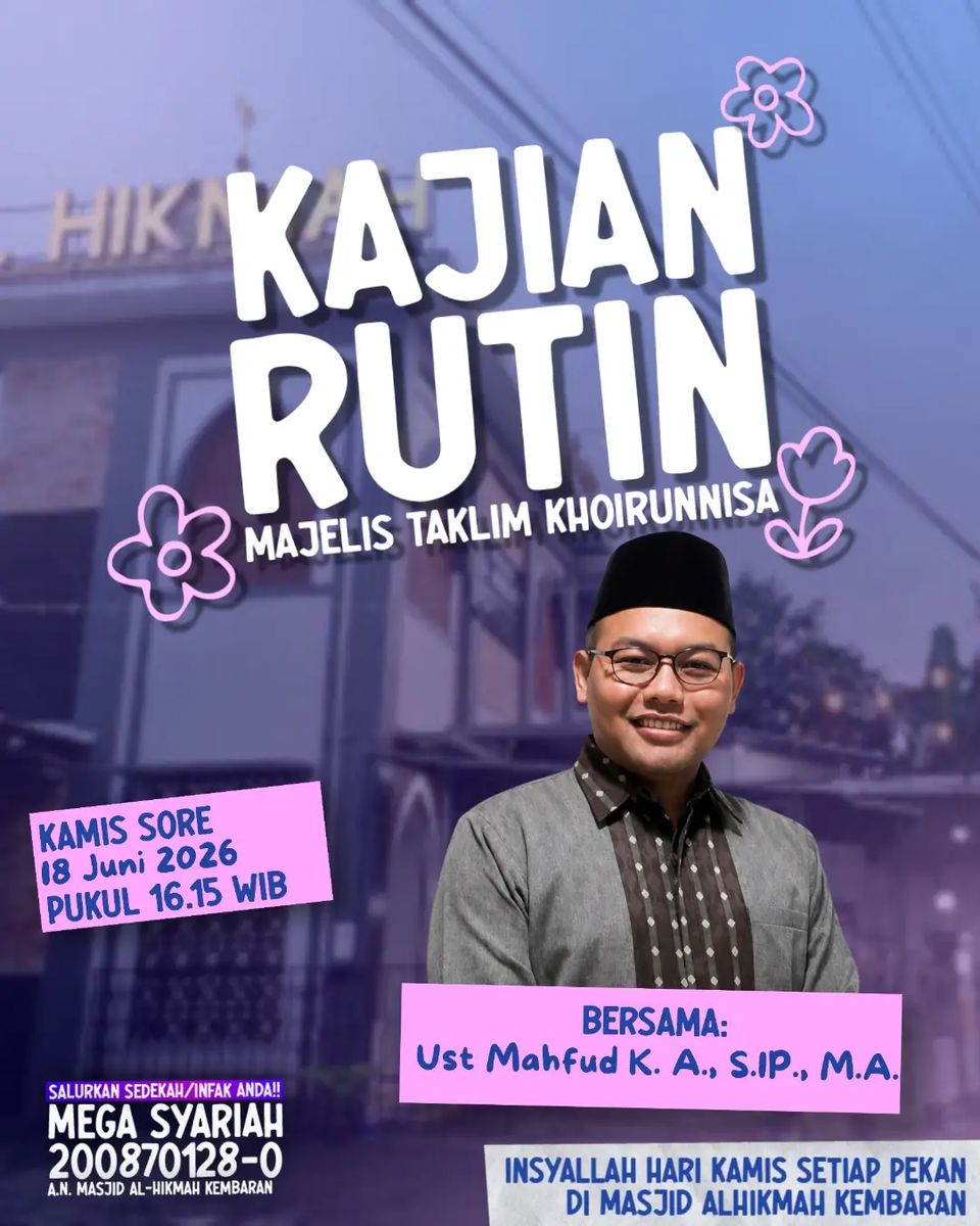 Kajian Rutin Majelis Taklim Khoirunnisa