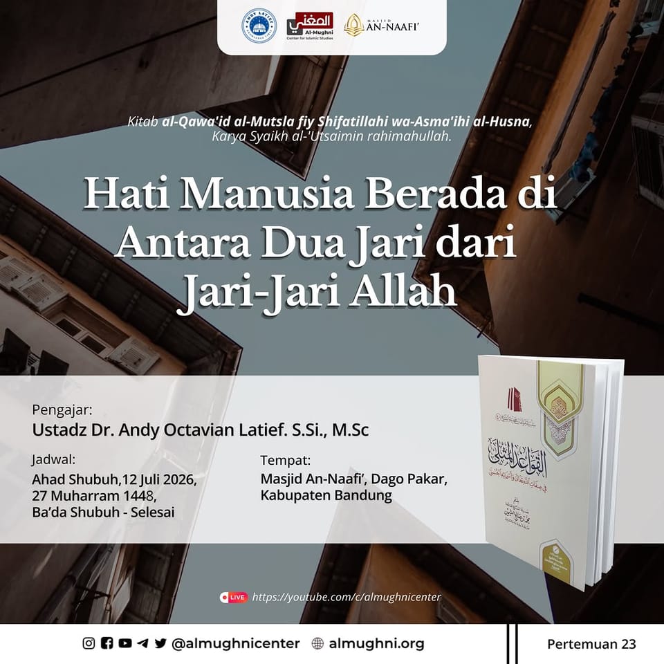 Hati Manusia Berada di Antara Dua Jari dari Jari-Jari Allah