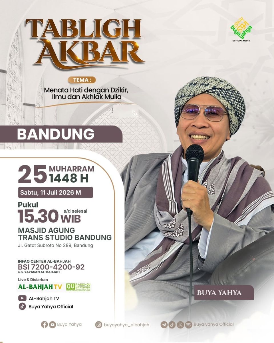 Tabligh Akbar: Menata Hati dengan Dzikir, Ilmu dan Akhlak Mulia