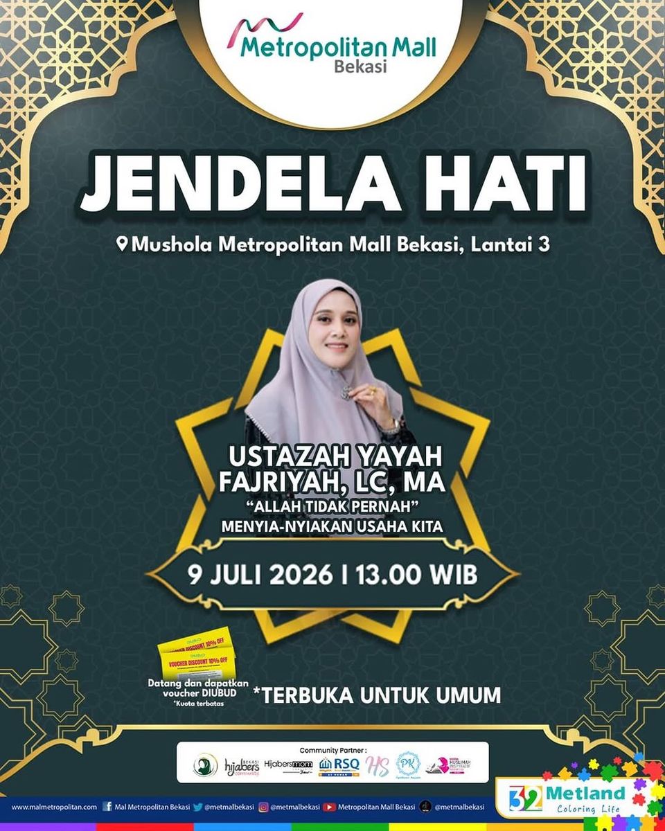 Jendela Hati: Allah Tidak Pernah Menyia-nyiakan Usaha Kita