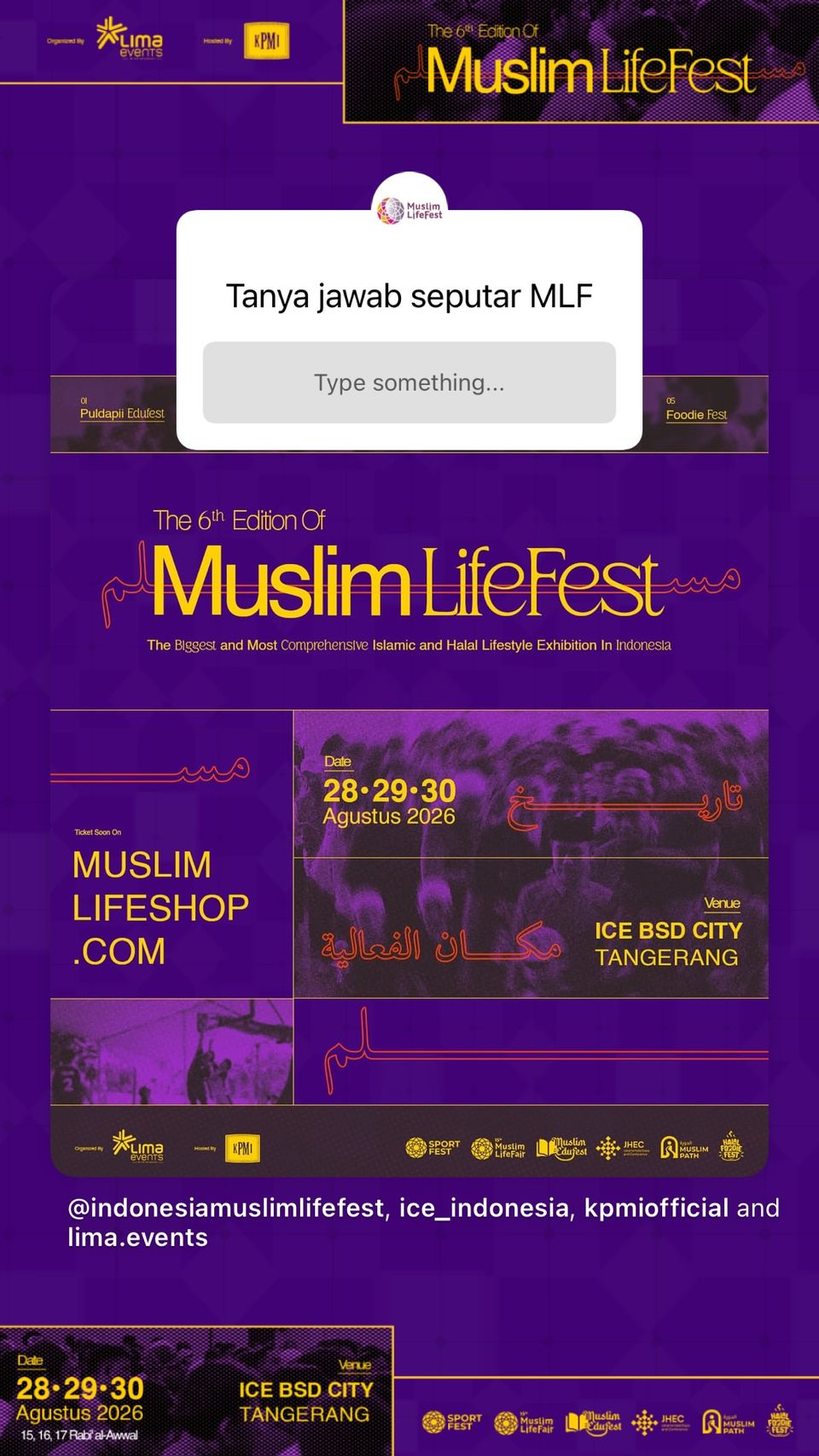 The 6th Edition Of MuslimLifeFest