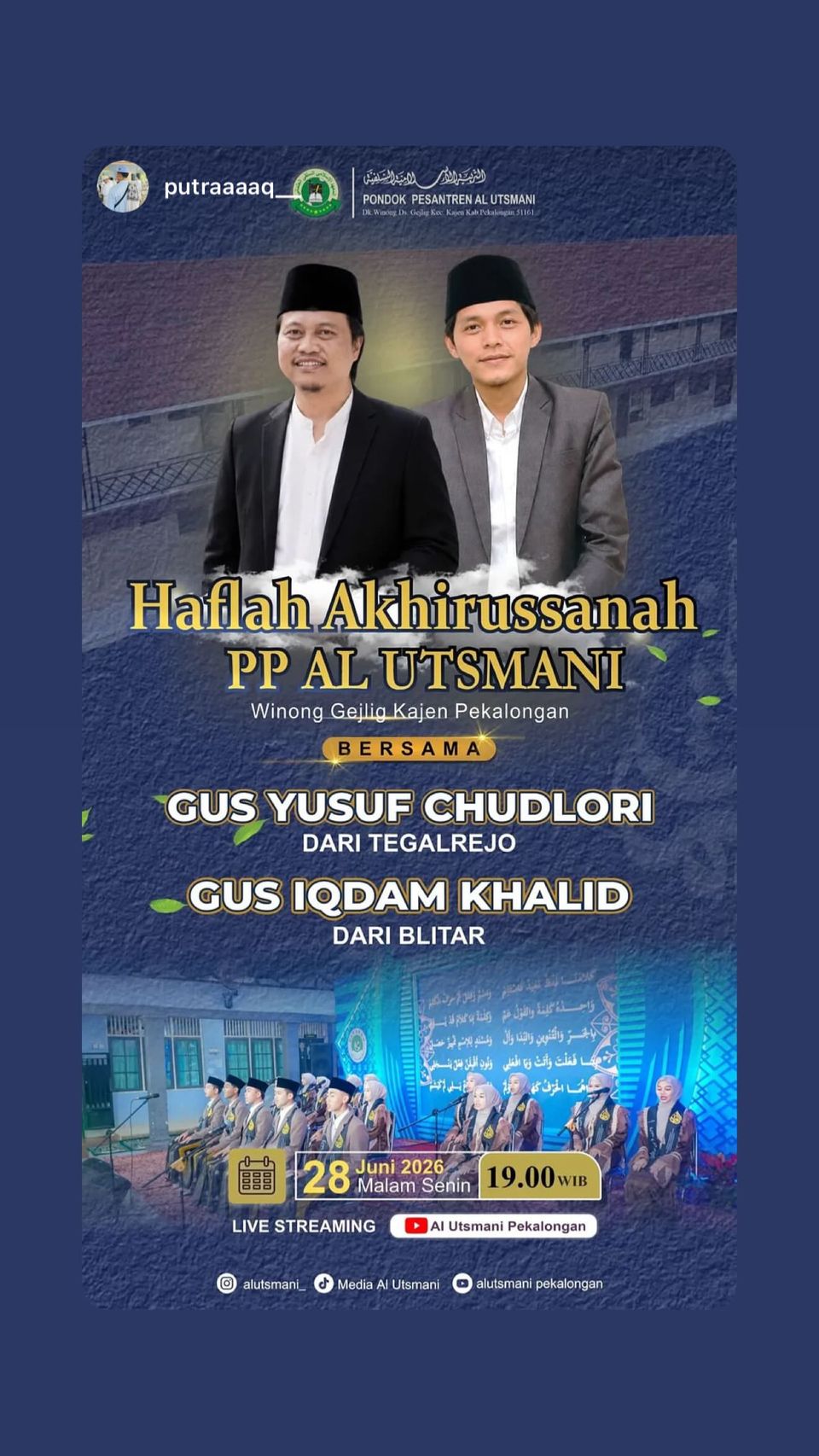 Haflah Akhirussanah PP AL UTSMANI