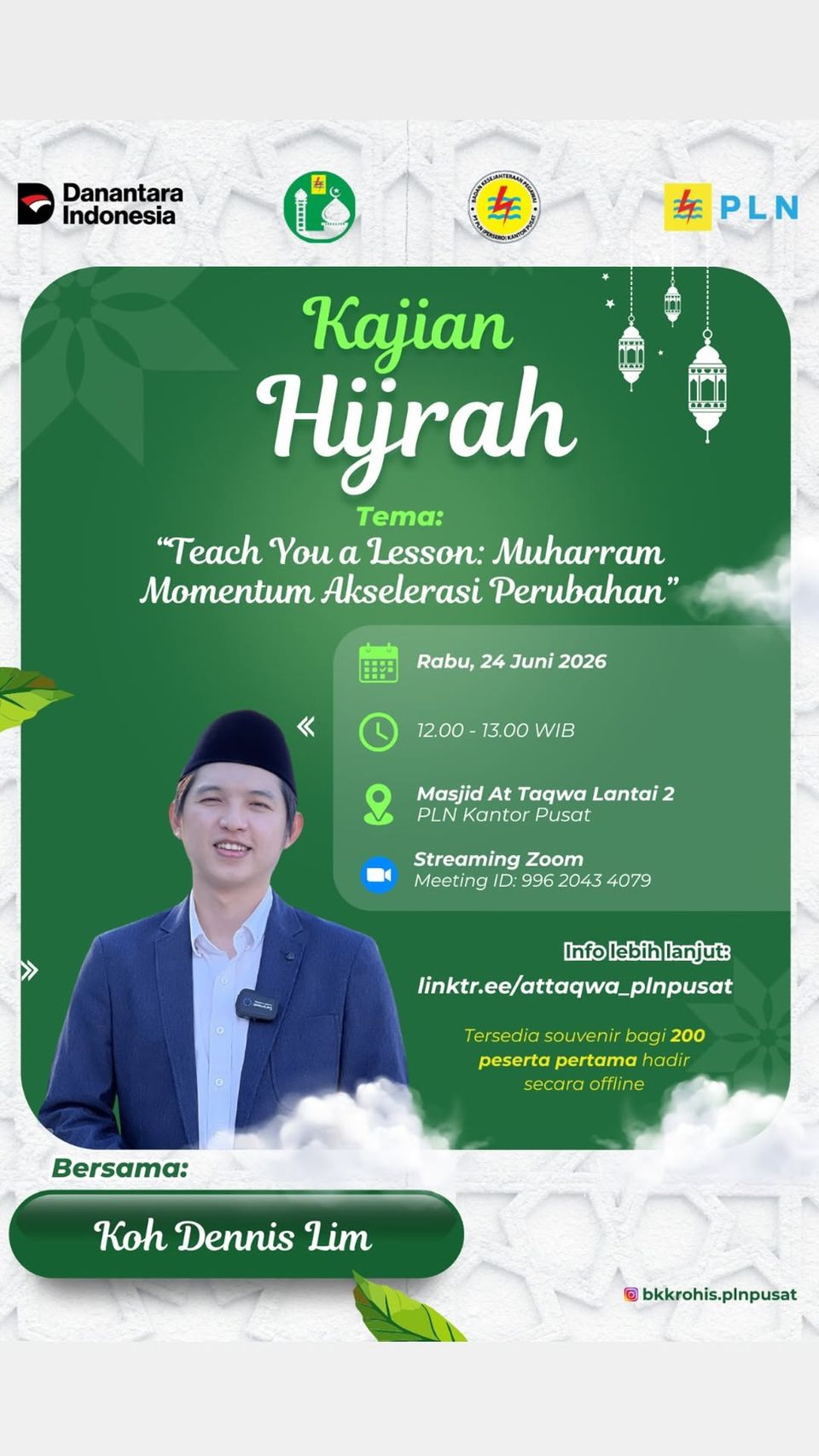 Kajian Hijrah: Teach You a Lesson: Muharram Momentum Akselerasi Perubahan
