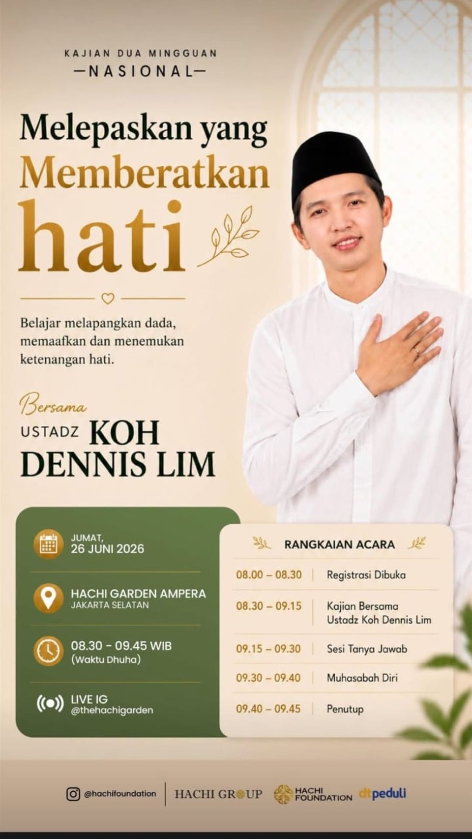 Kajian Dua Mingguan: Melepaskan yang Memberatkan Hati