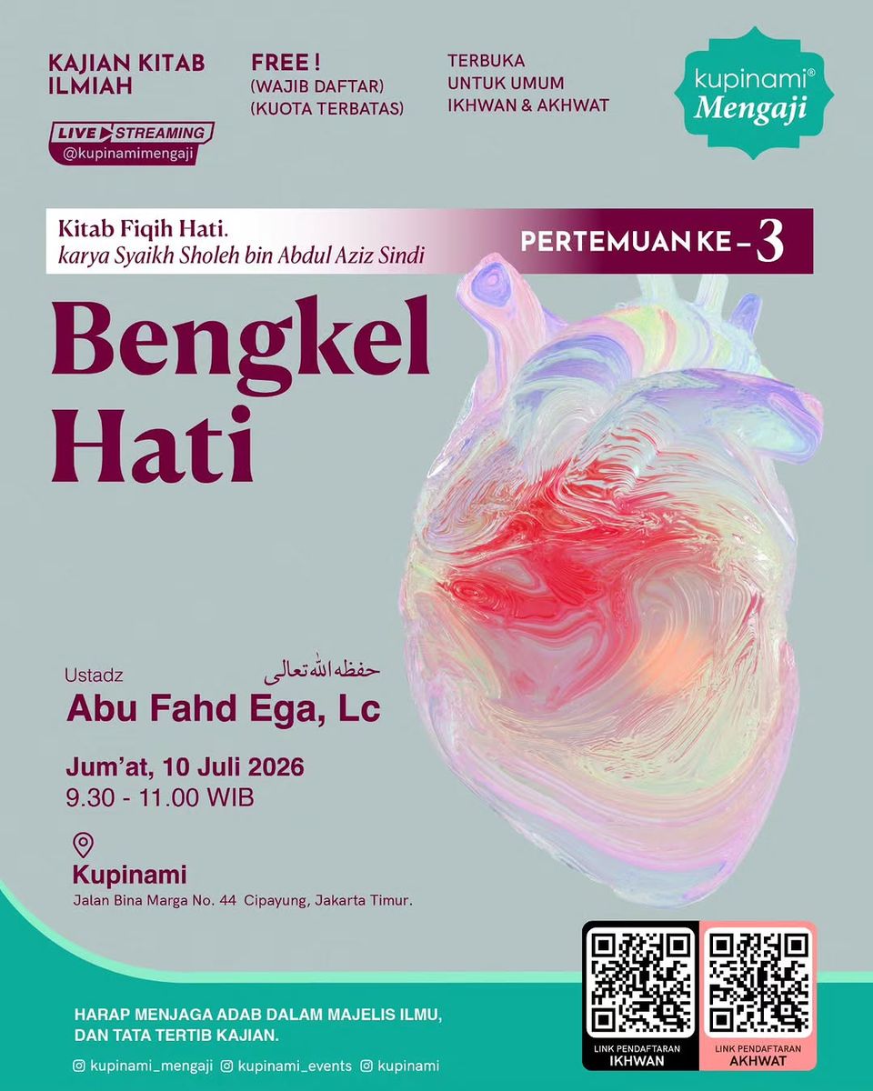 BENGKEL HATI #3 (Kitab Fiqih Hati)