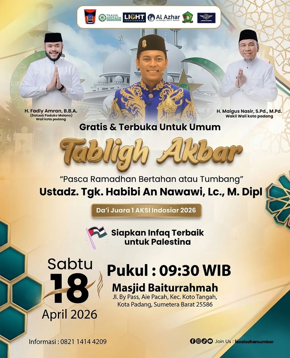 TABLIGH AKBAR SPESIAL PASCA RAMADHAN: Pasca Ramadhan Bertahan atau Tumbang