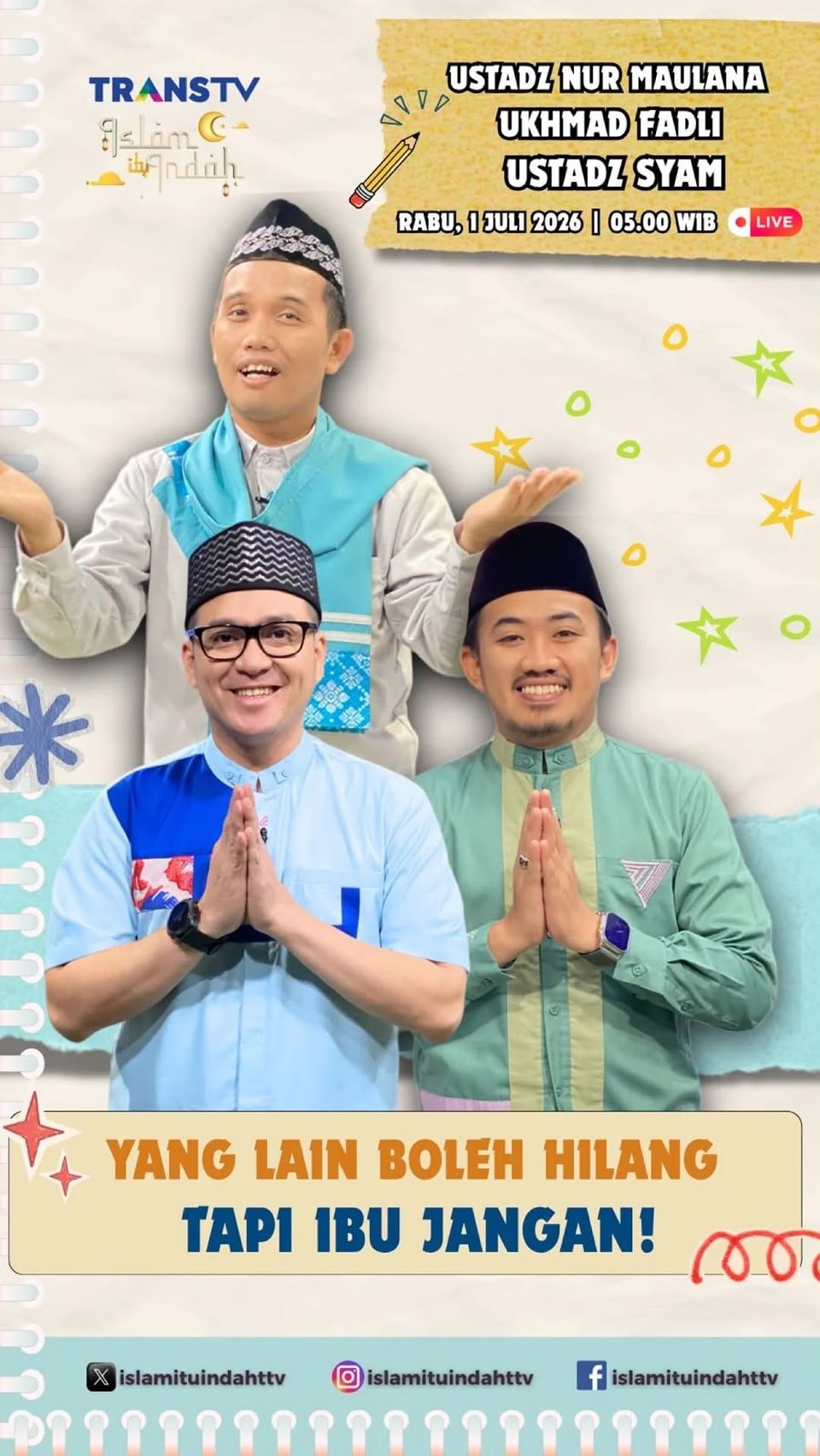 Yang Lain Boleh Hilang Tapi Ibu Jangan!