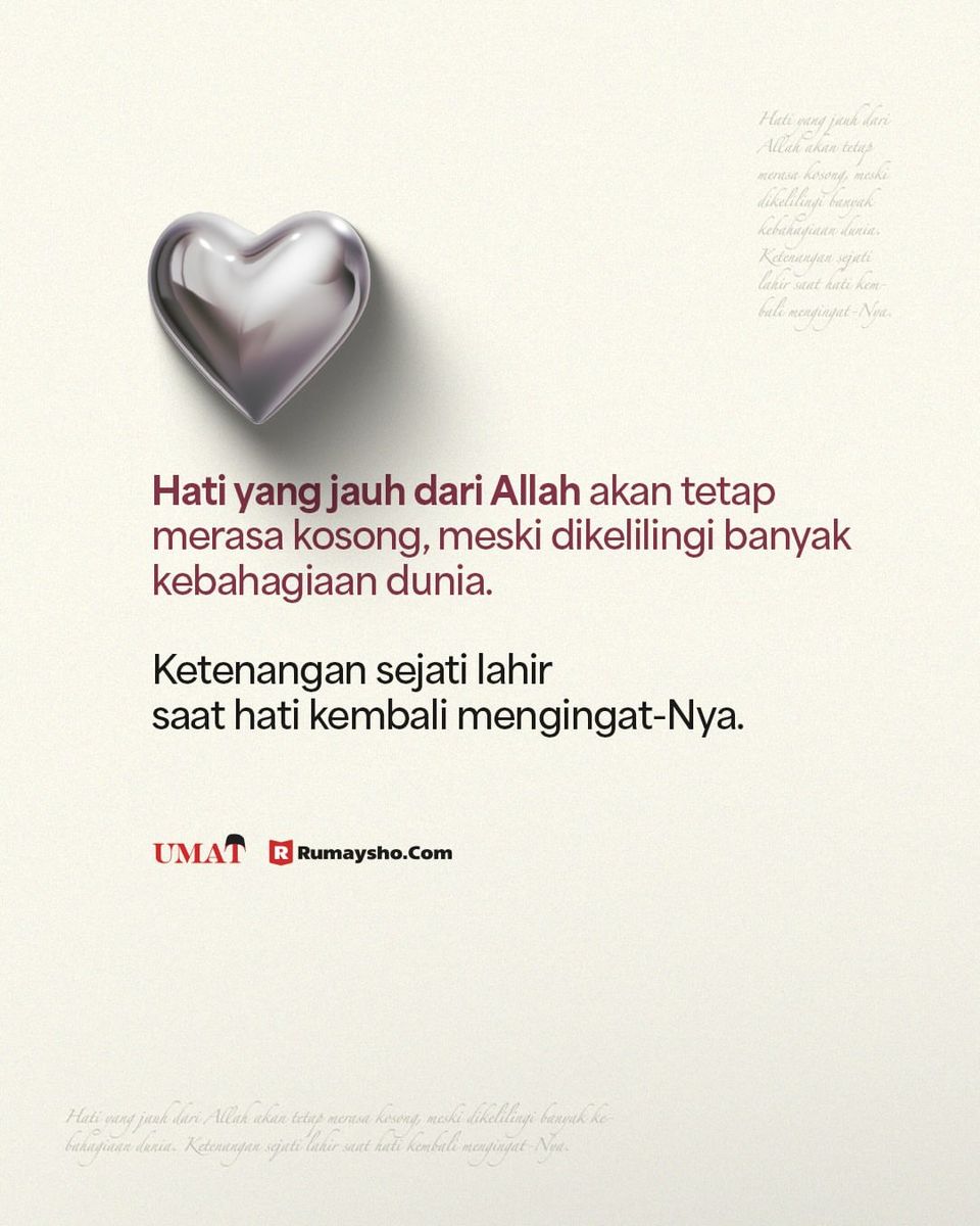 Hati Masih Terasa Sepi