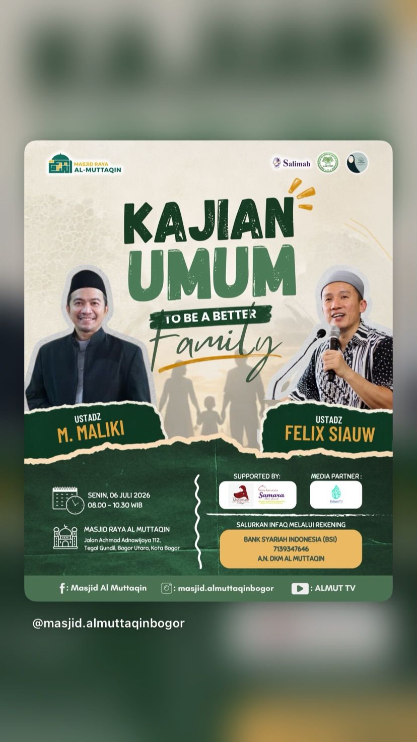 KAJIAN UMUM TO BE A BETTER