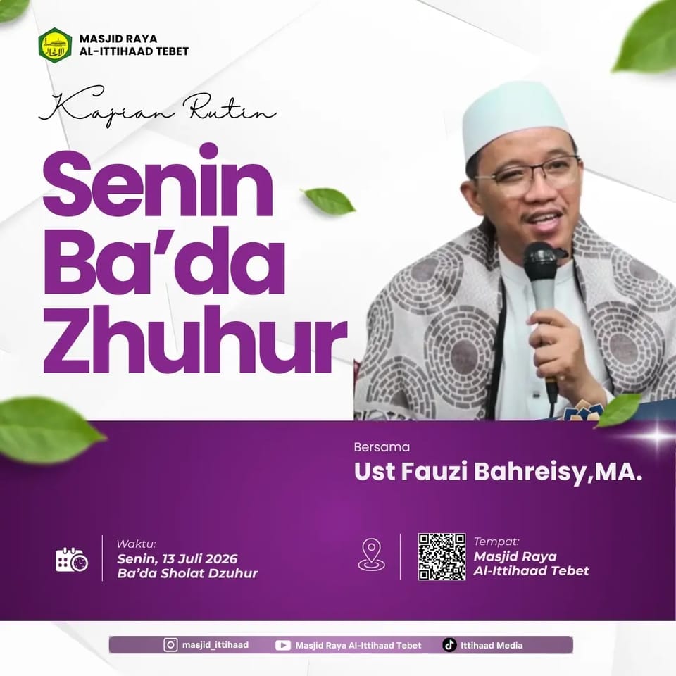 Kajian Rutin Senin Ba'da Zhuhur