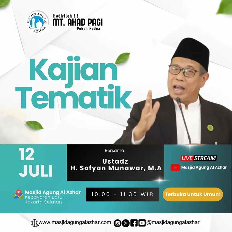 Majelis Taklim Ahad Pagi: Kajian Tematik