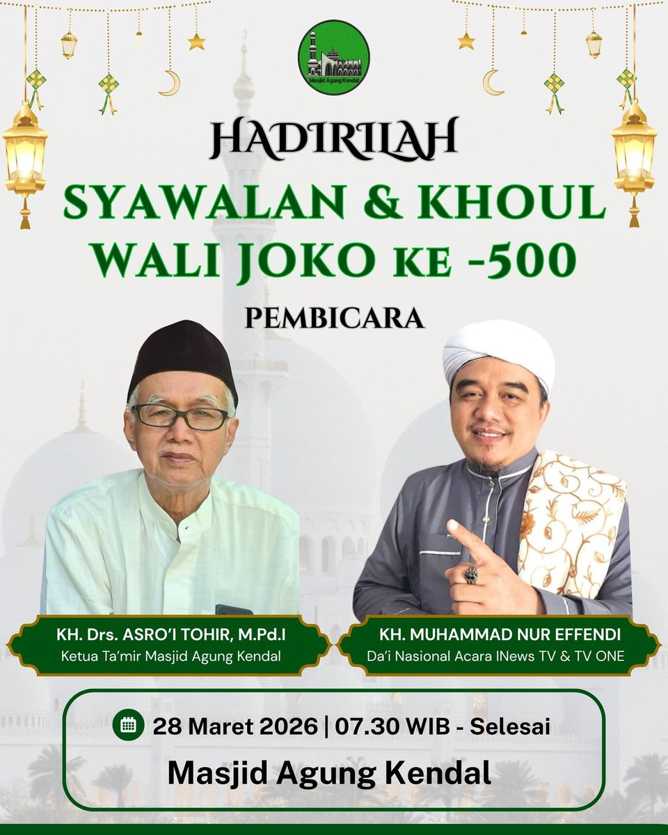 Syawalan dan Khoul Wali Joko ke-500