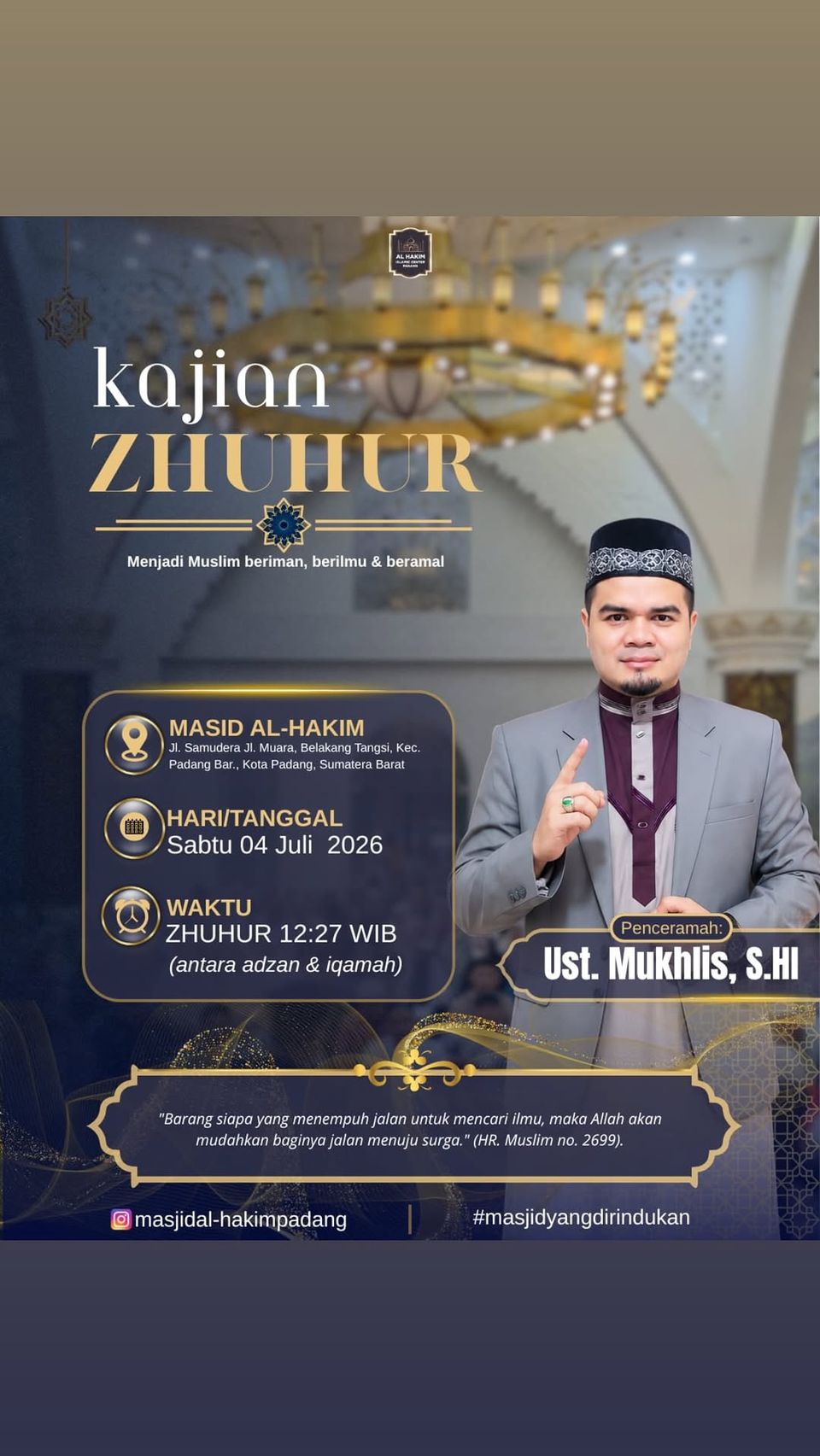 Menjadi Muslim beriman, berilmu & beramal