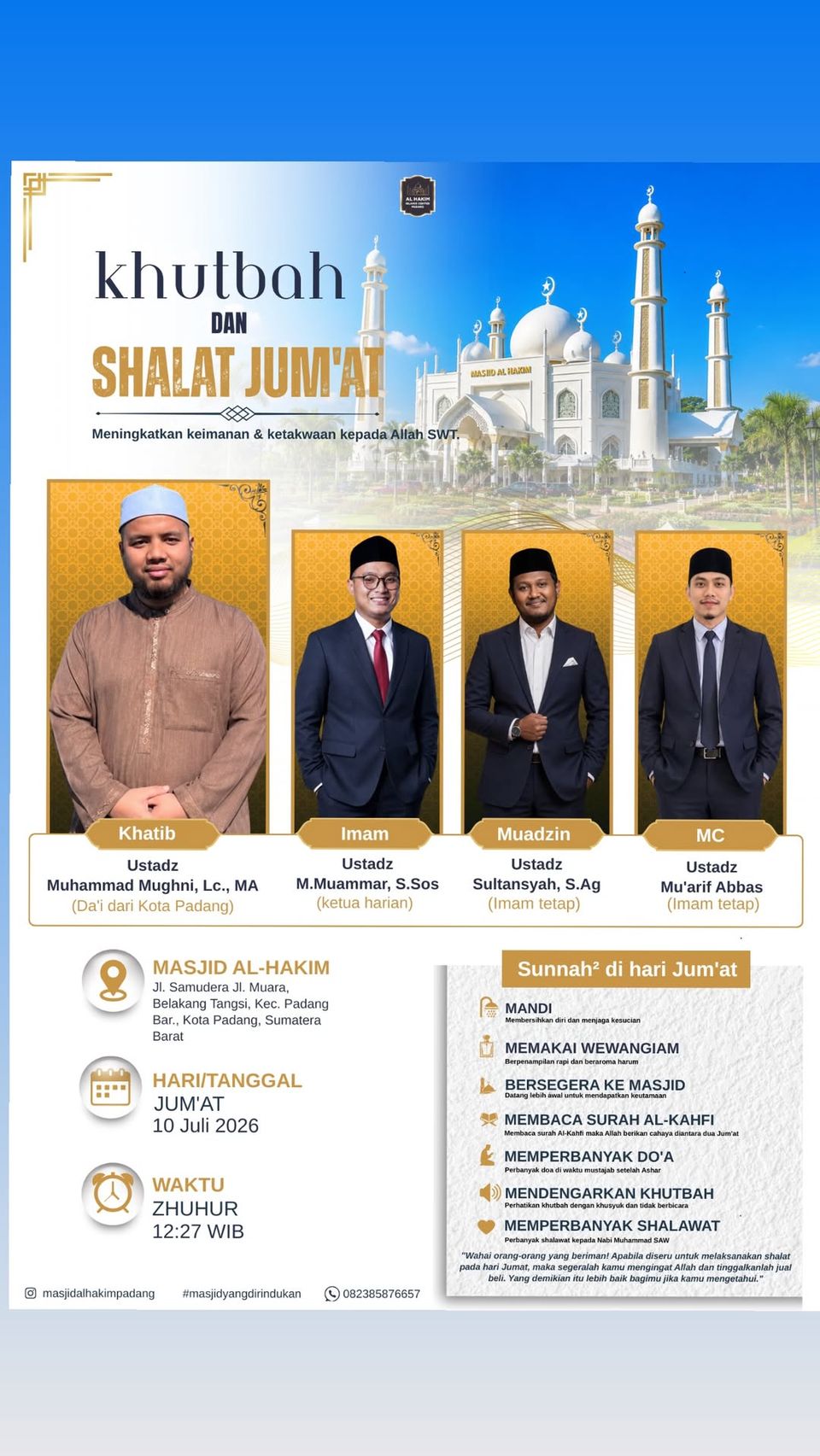 Khutbah dan Shalat Jum'at