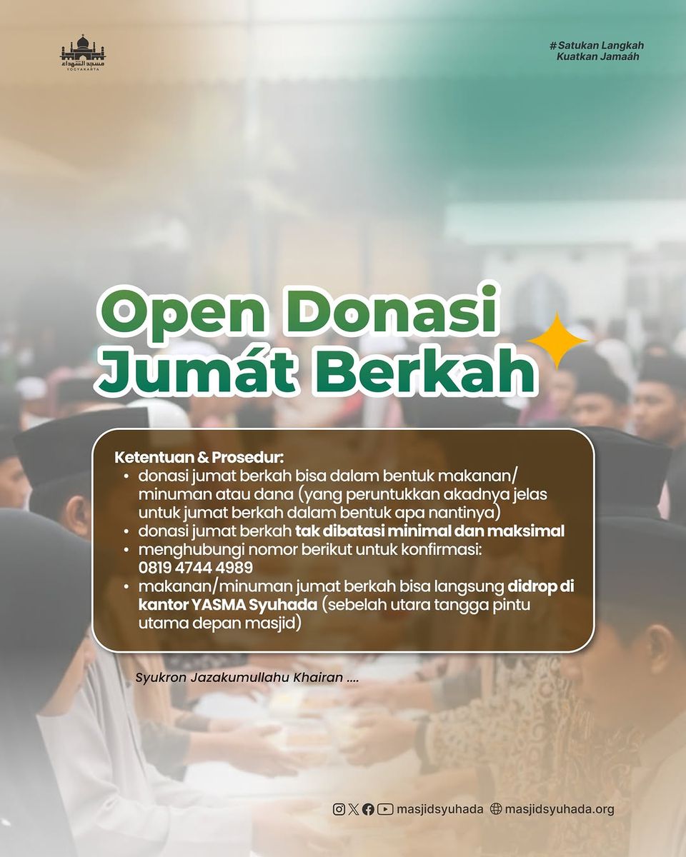 Khutbah Jumat pekan Kedua Bulan Juli