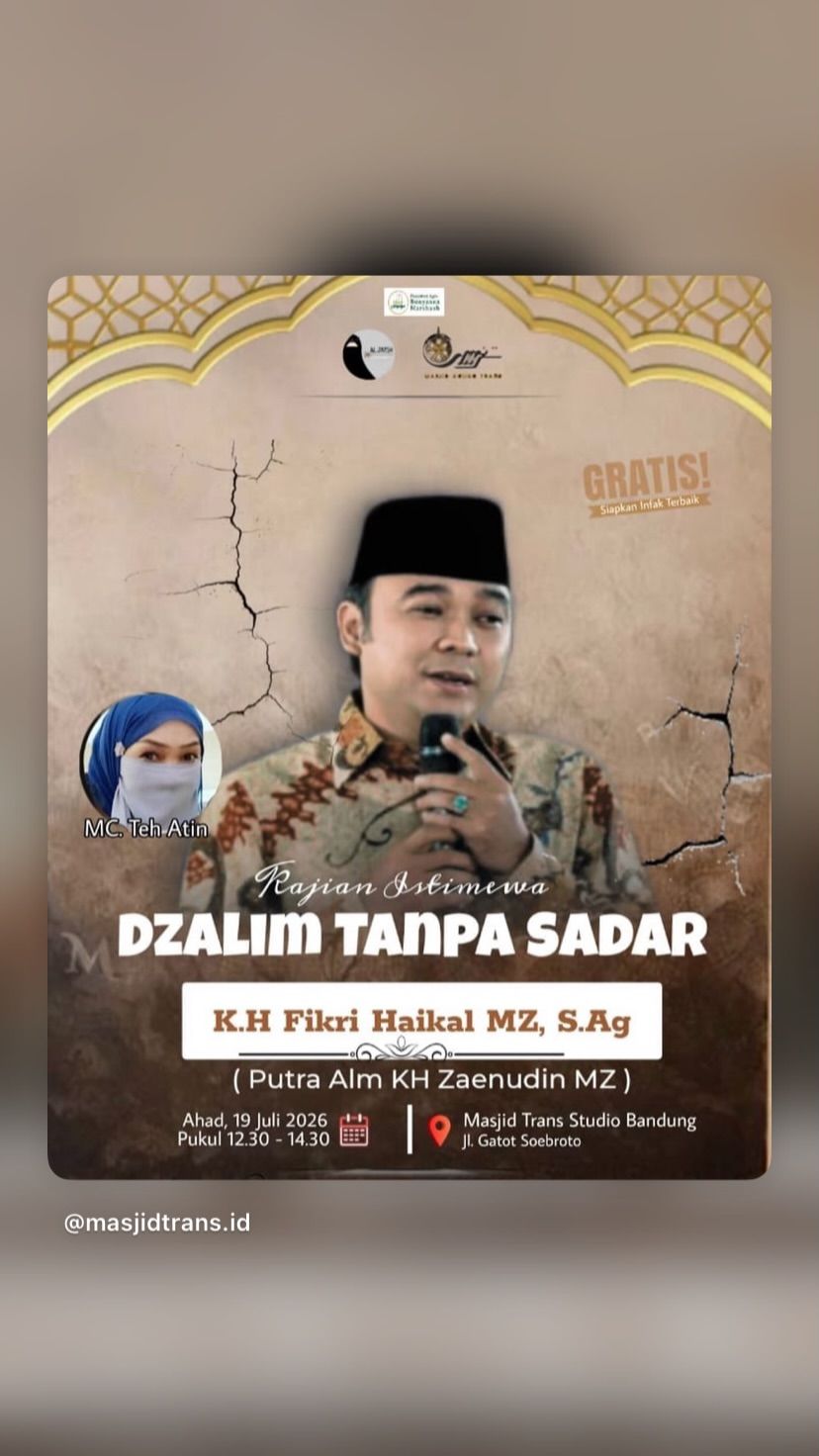 Kajian Istimewa Dzalim Tanpa Sadar