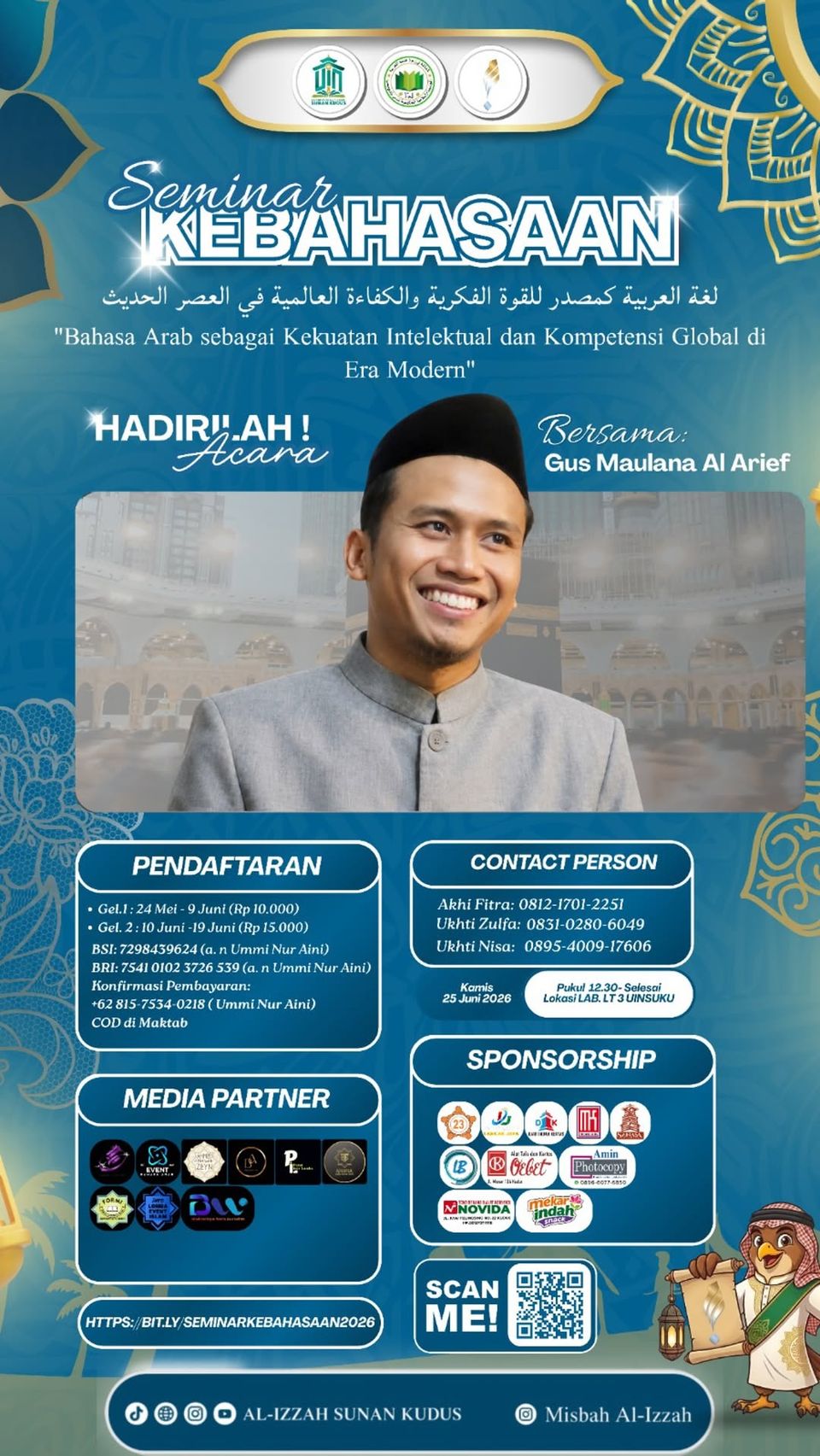 Seminar Kebahasaan Bahasa Arab sebagai Kekuatan Intelektual dan Kompetensi Global di Era Modern