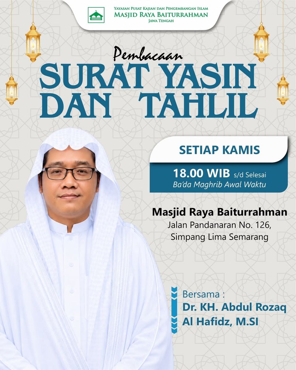 Pembacaan Surat Yasin dan Tahlil