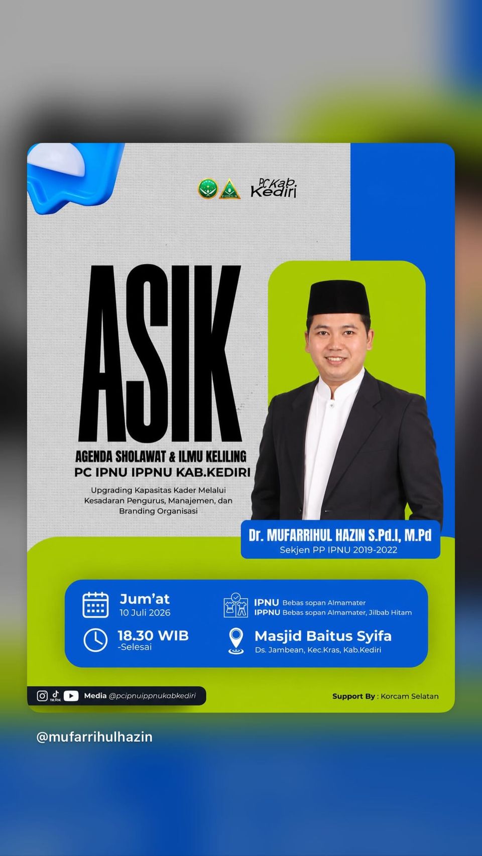 Upgrading Kapasitas Kader Melalui Kesadaran Pengurus, Manajemen, dan Branding Organisasi