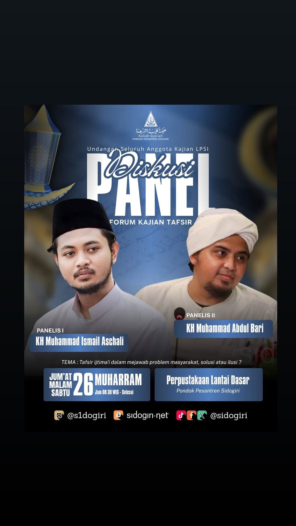Forum Kajian Tafsir: Tafsir ijtima'i dalam mejawab problem masyarakat, solusi atau ilusi?