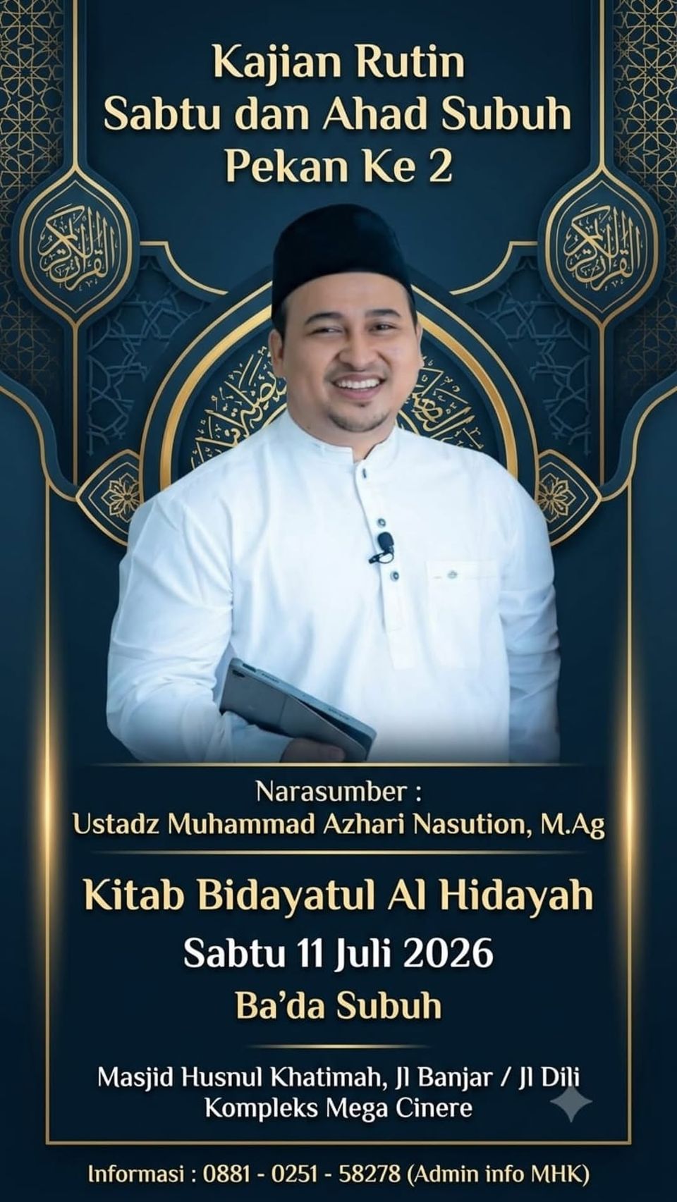 Kajian Rutin Kitab Bidayatul Al Hidayah