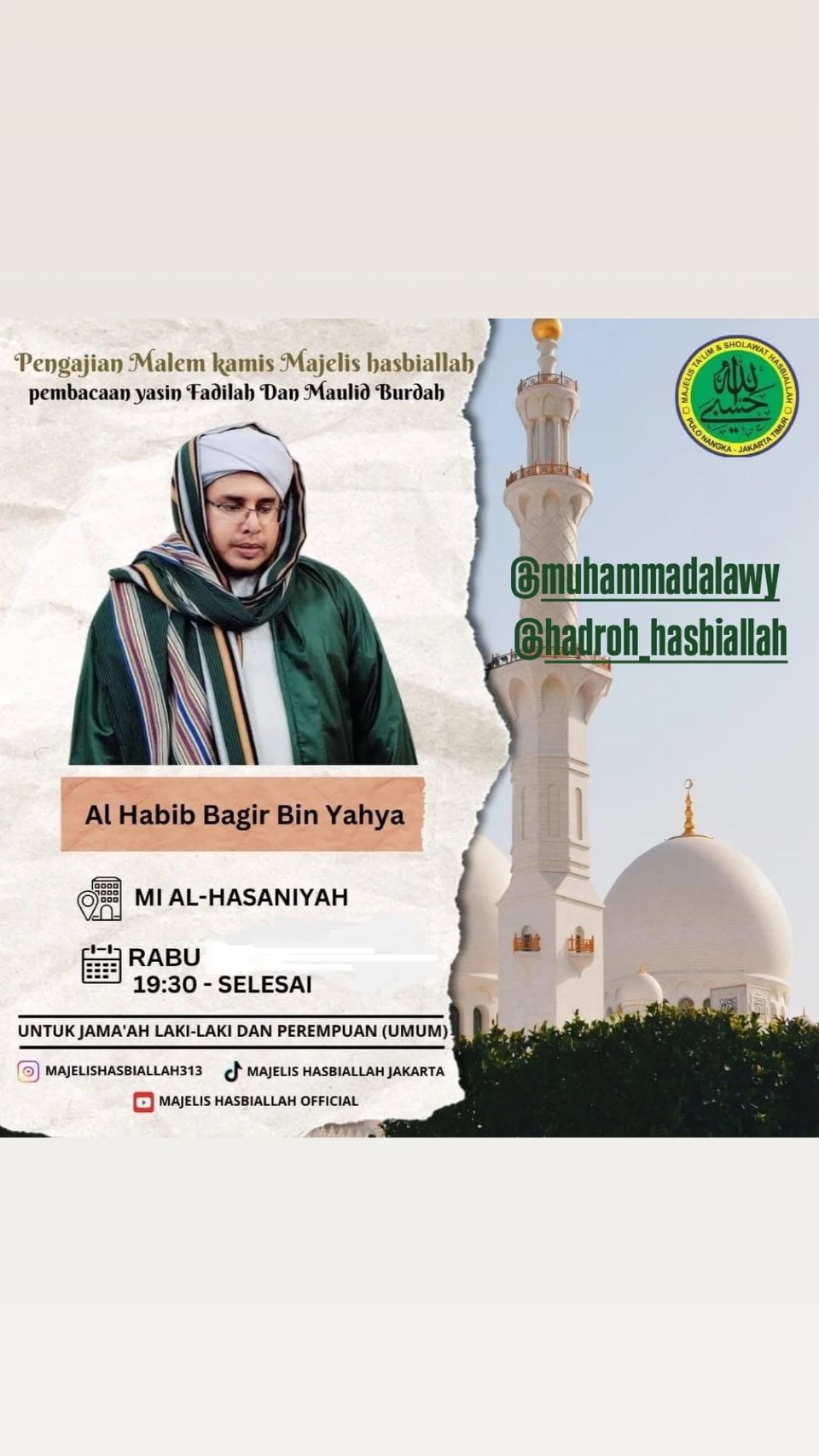 Pengajian Malem kamis 9