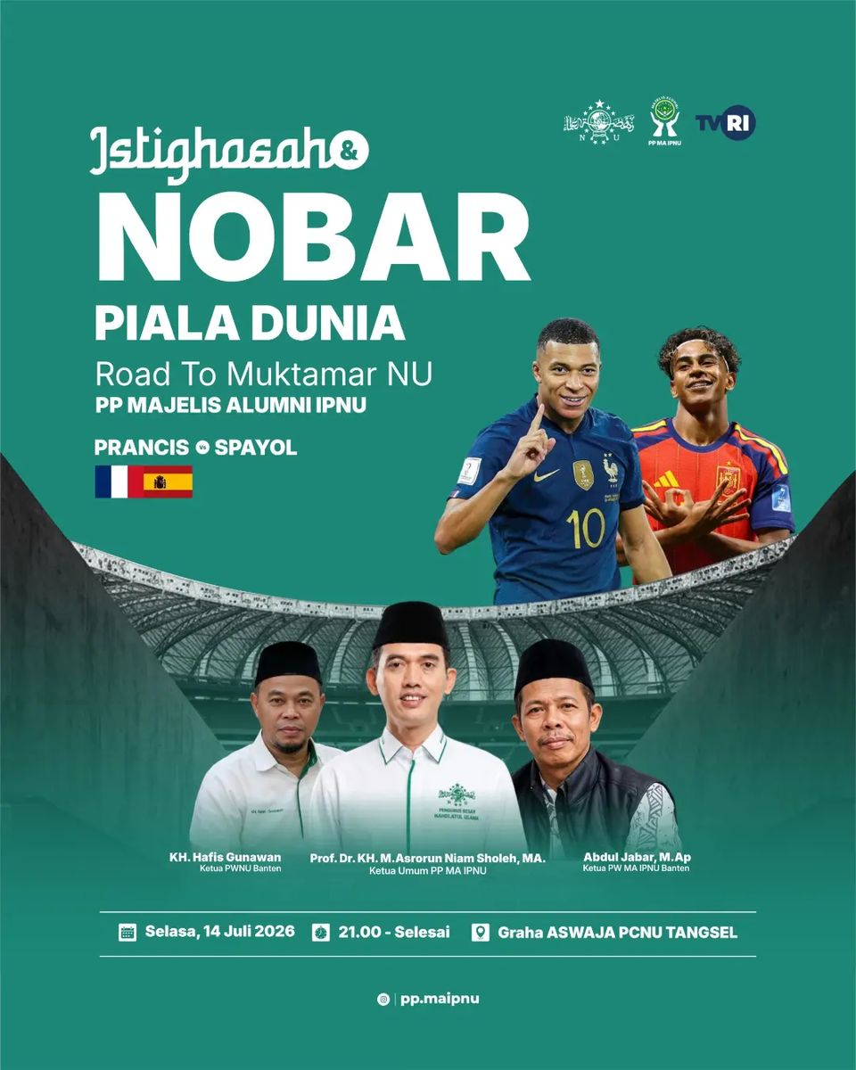 Istighotsah & Nobar Piala Dunia 2026