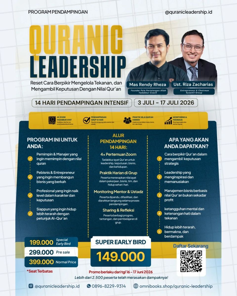 14 Hari Pendampingan Intensif Quranic Leadership